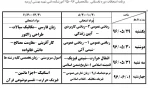 برنامه امتحانات 96