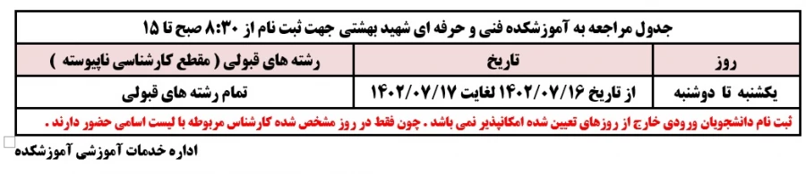 جدول